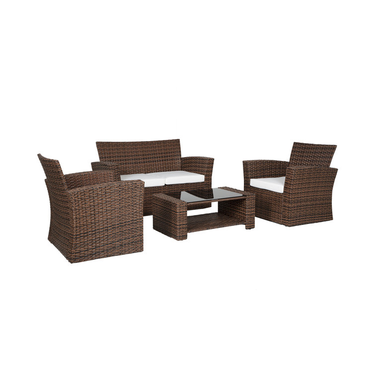 Rattan 4 online seater